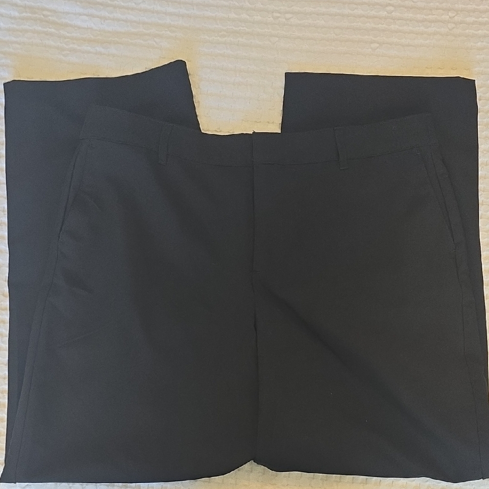 NWT Torrid Black Flat Wide Leg Pants Straight Leg - Picture 3 of 5